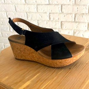 Black Clark’s wedges